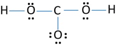 mark lone pairs on atoms in H2CO3 lewis structure